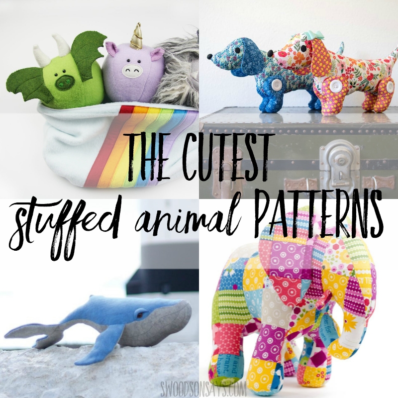 The Cutest Stuffed Animal Sewing Patterns To Download Swoodson Says