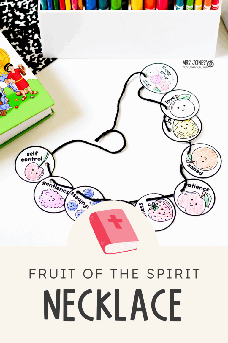 THE FRUIT OF THE SPIRIT NECKLACE Mrs Jones Creation Station