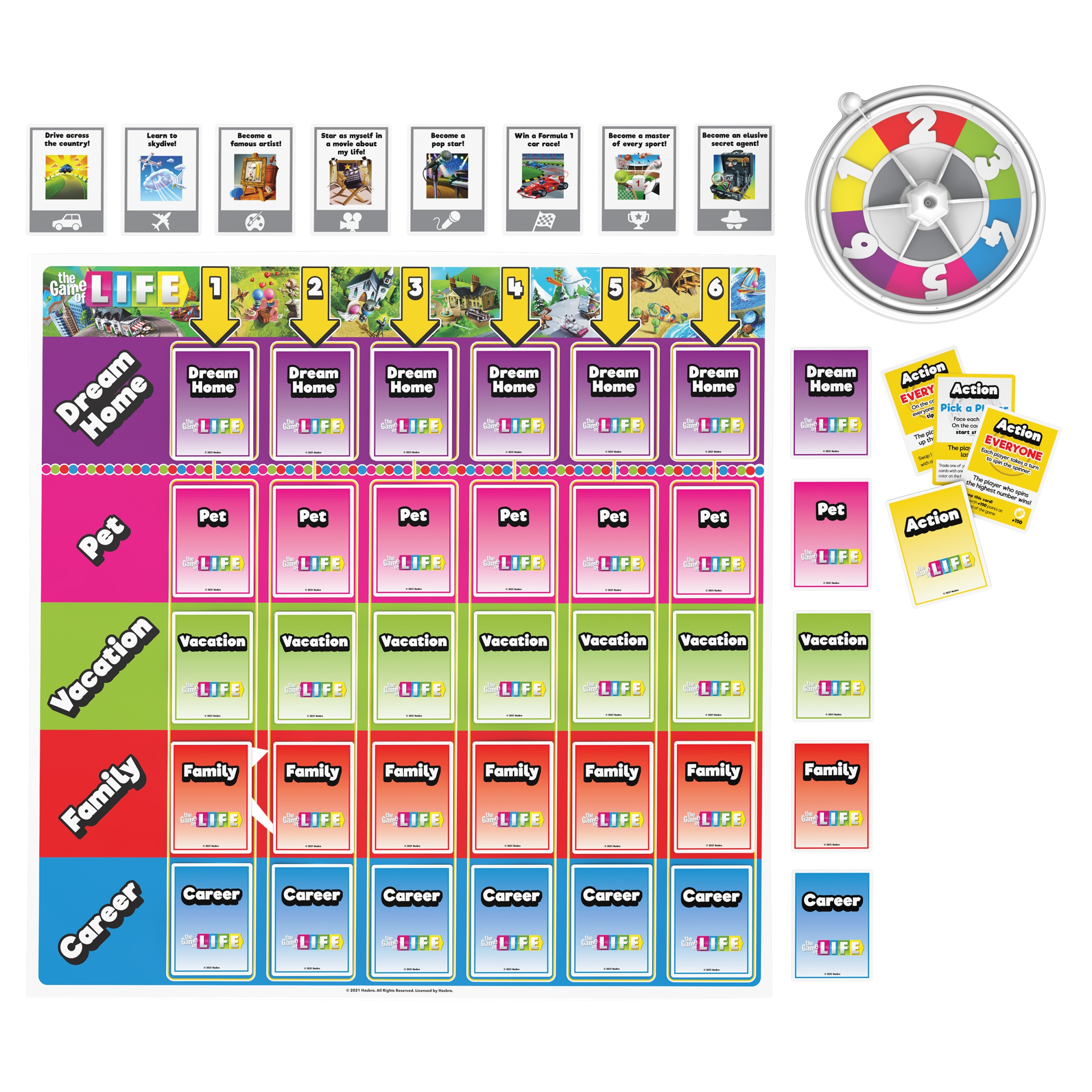 The Game Of Life Giant Edition Board Game Spin Master