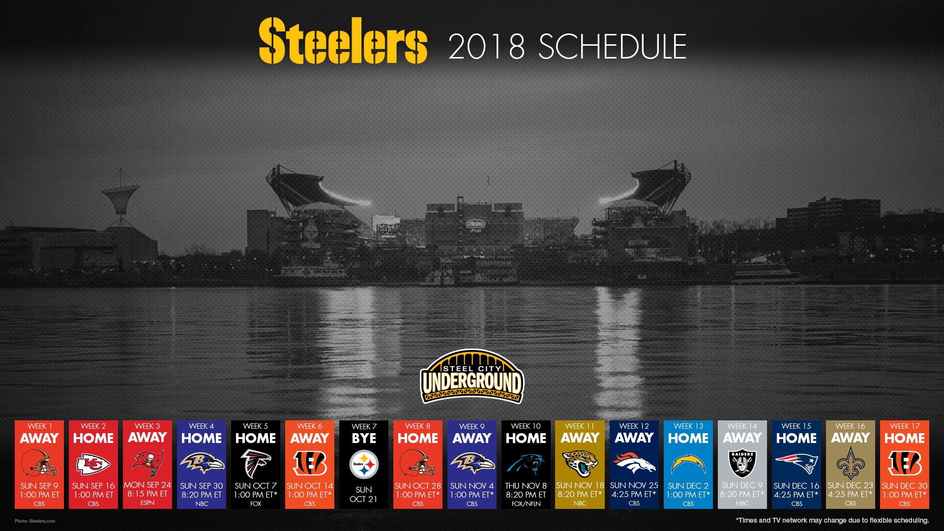 The Good Bad And Ugly Of The Steelers 2018 Schedule Steel City Underground