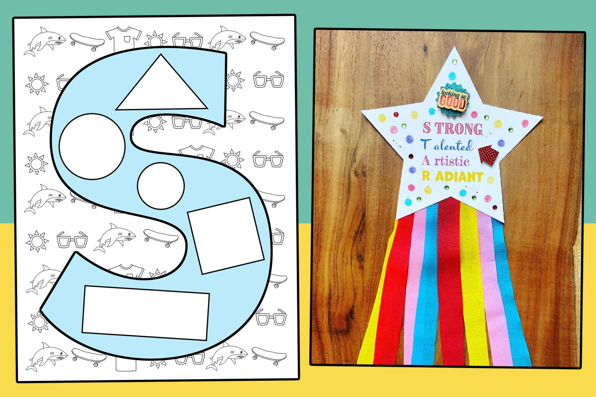 The Letter S Craft For Preschool with Free Printable Templates 