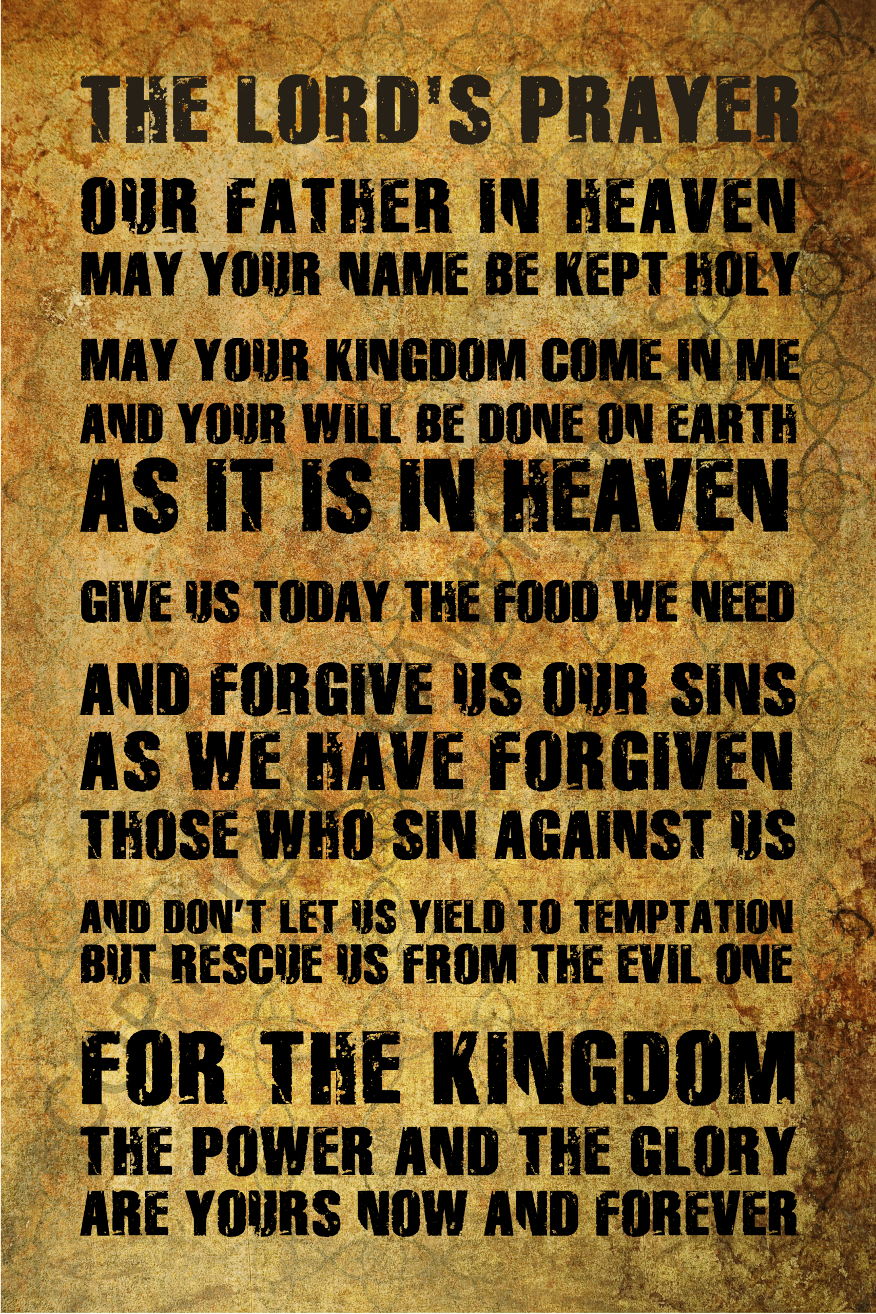The Lord s Prayer Print 24