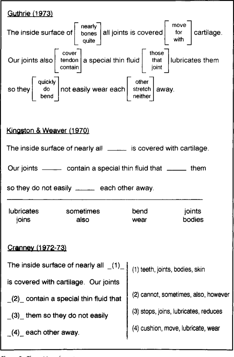 The Maze As A Classroom Based Reading Measure Construction Worksheets Library
