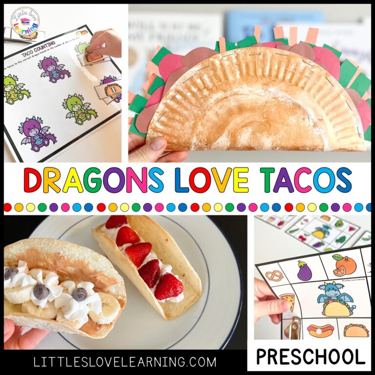 The Most Fun Dragons Love Tacos Activities For Preschool U0026 Kinder