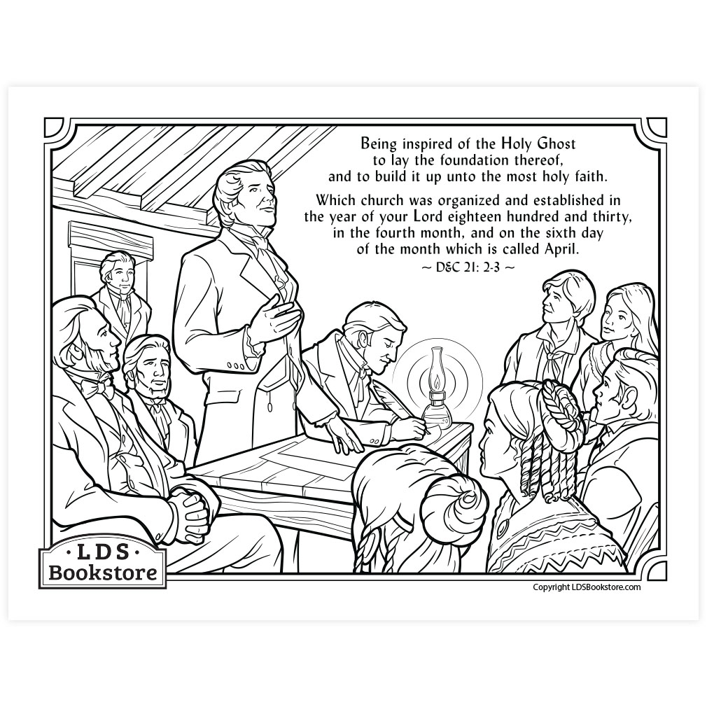 The Organization Of The Church Coloring Page Printable 