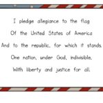 The Pledge Of Allegiance Kindergarten Nana