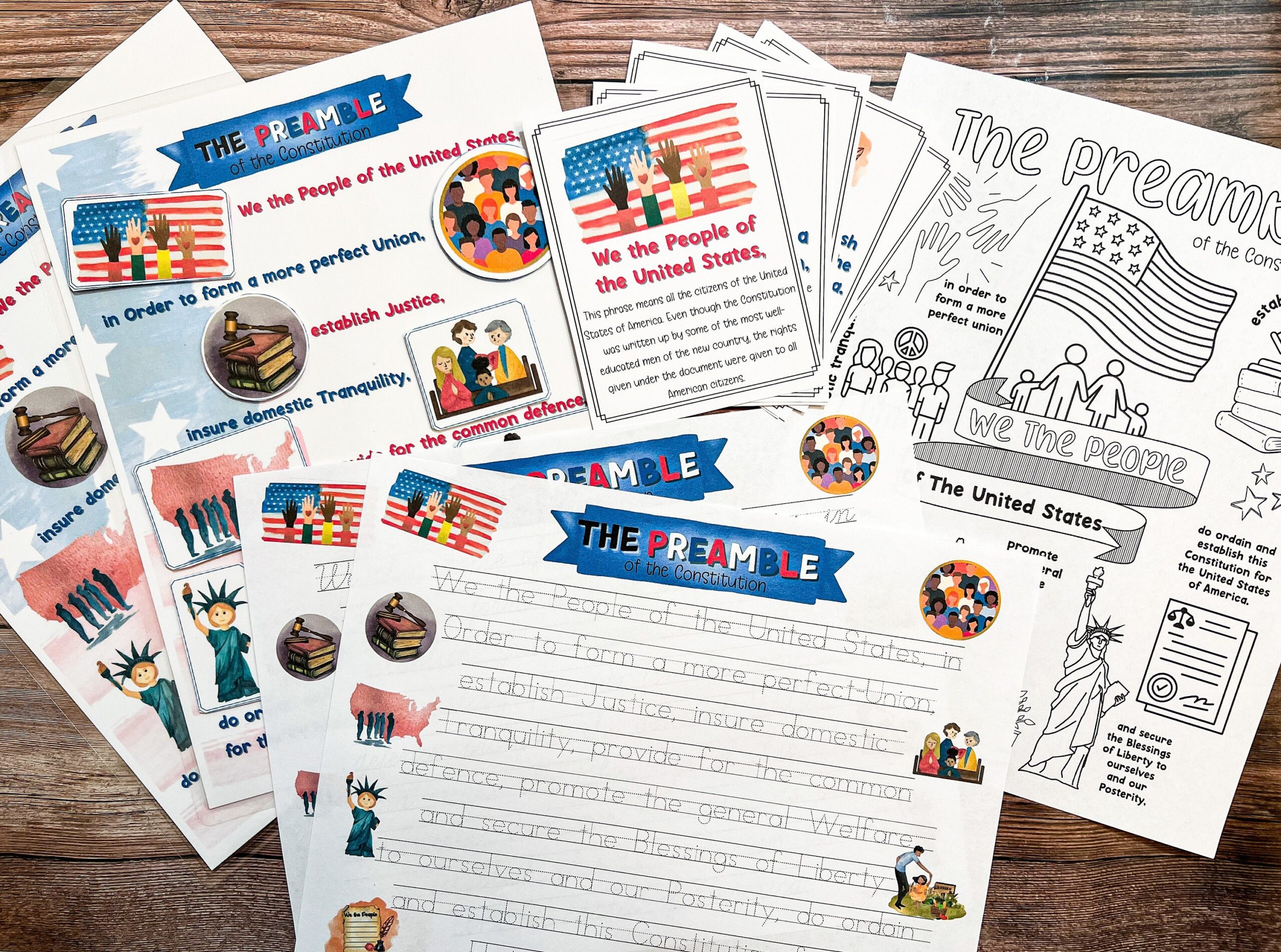The Preamble For Kids Printable U S Constitution Preamble  The Preamble For Kids Printable U S Constitution Preamble