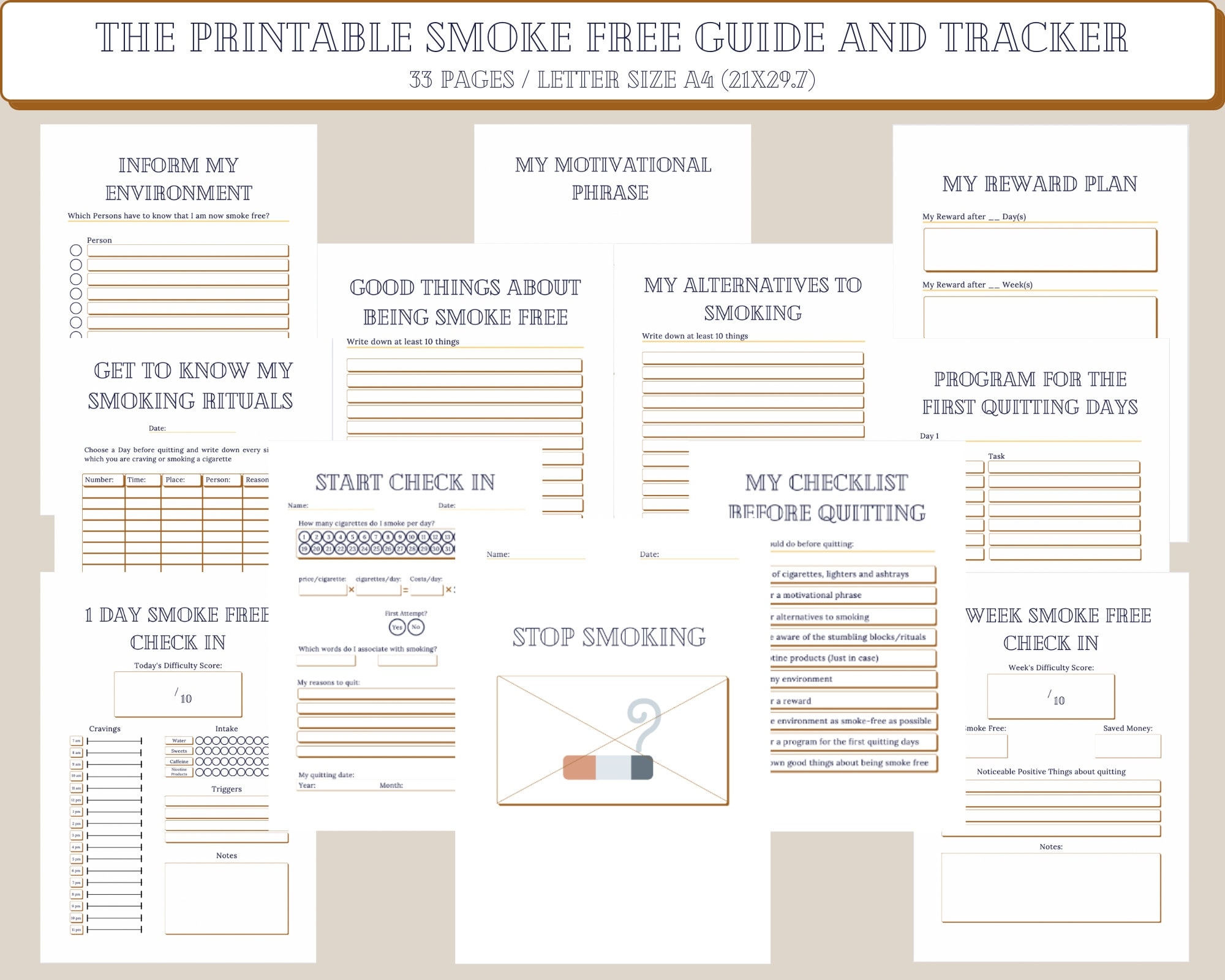 printable smoking cessation pamphlets
