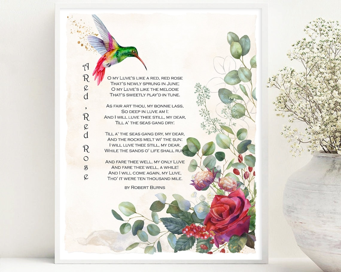 The Rose Beyond The Wall Poem Etsy