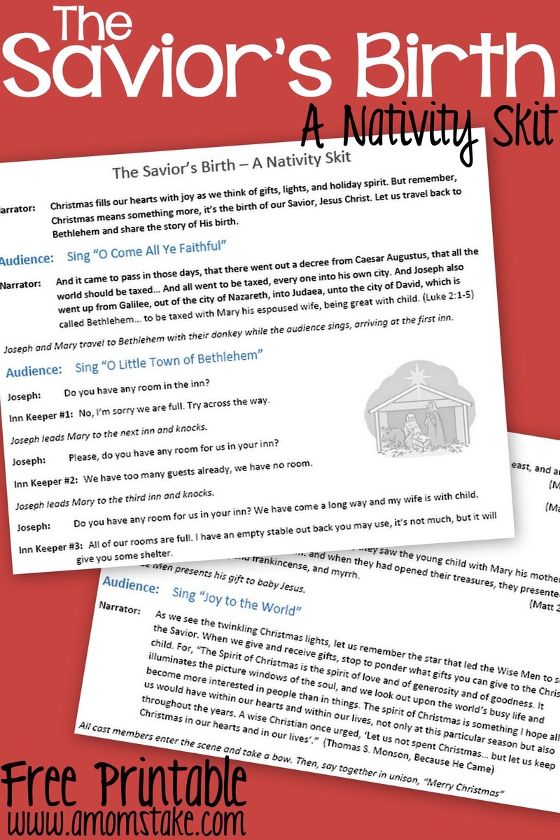 free printable play scripts