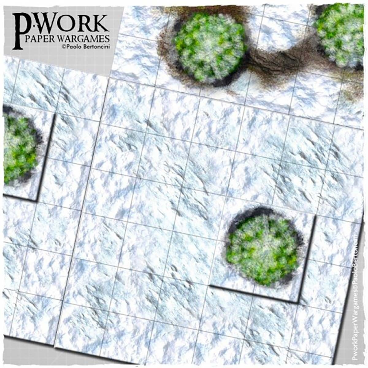 The Snow Field RPG Terrain Tiles Pwork Wargames