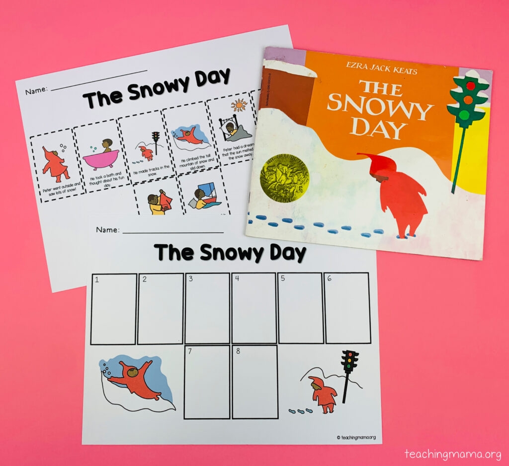 The Snowy Day Sequence Activity Teaching Mama