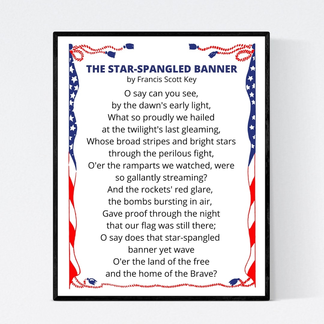 The Star Spangled Frosted Banner Lyrics The Star Spangled Frosted Banner Lyrics