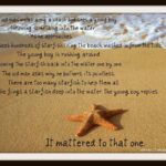 The Starfish Story Apostolic Momma