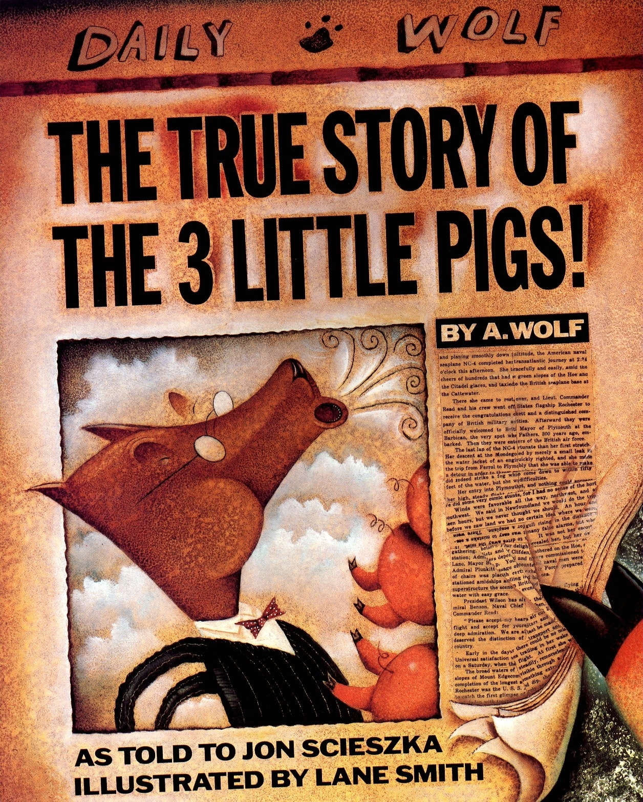The True Story Of The Three Little Pigs By Jon Scieszka Penguin Books New Zealand