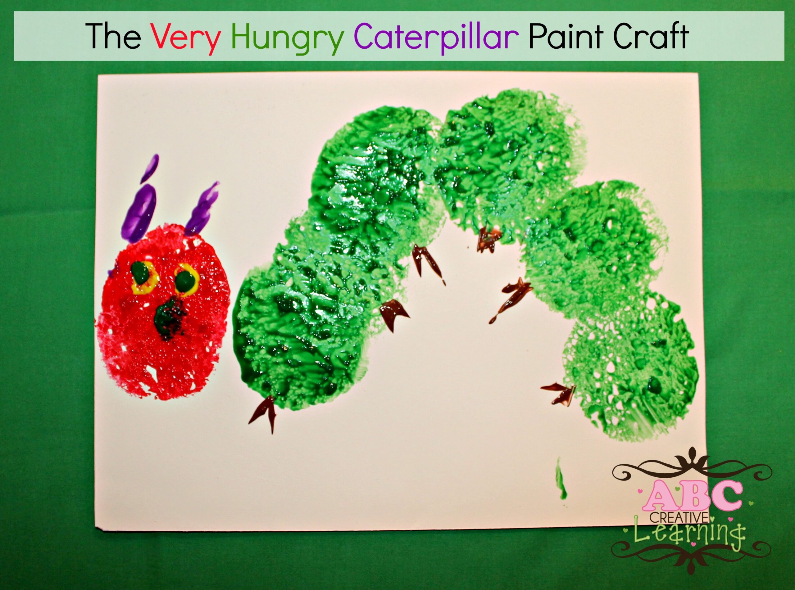 very hungry caterpillar craft printable