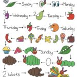 The Very Hungry Caterpillar Story Map Etsy