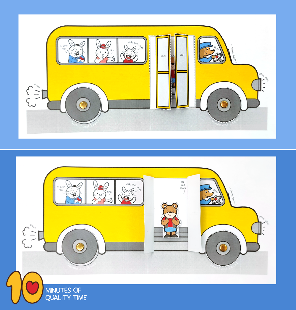The Wheels On The Bus Craft 10 Minutes Of Quality Time