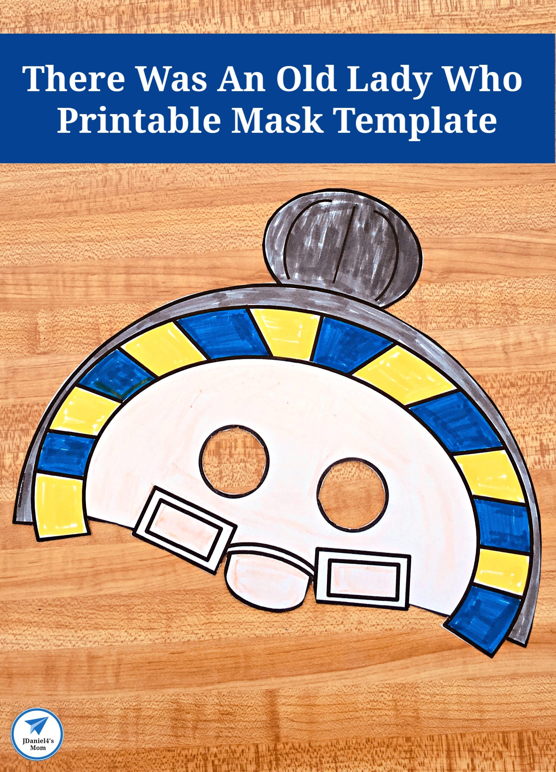 There Was An Old Lady Who Printable Mask Template JDaniel4s Mom