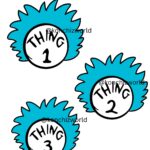 Thing 1 Thing 2 U0026 Thing 3 SVG Files Etsy