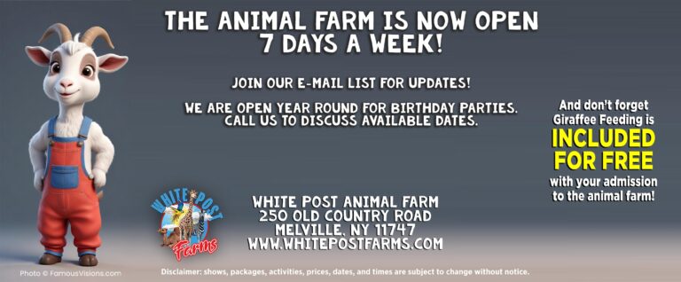 Tickets White Post Animal Farm Of Melville
