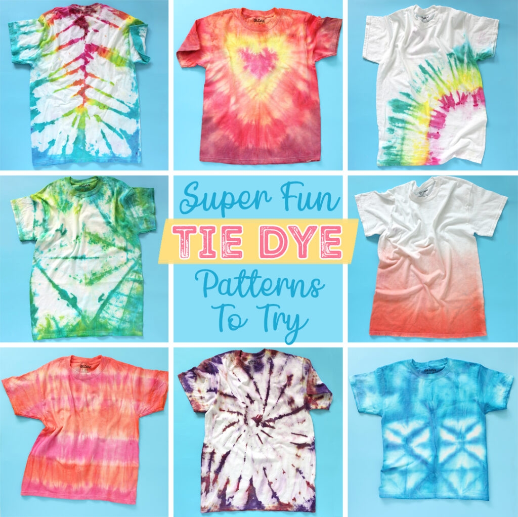 Tie Dye Folding Techniques