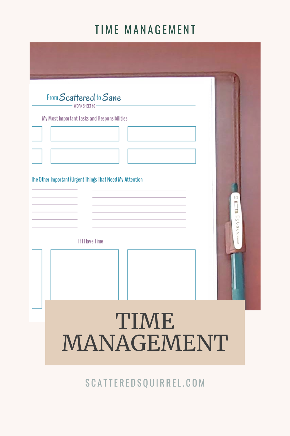 Time Management Scattered Squirrel