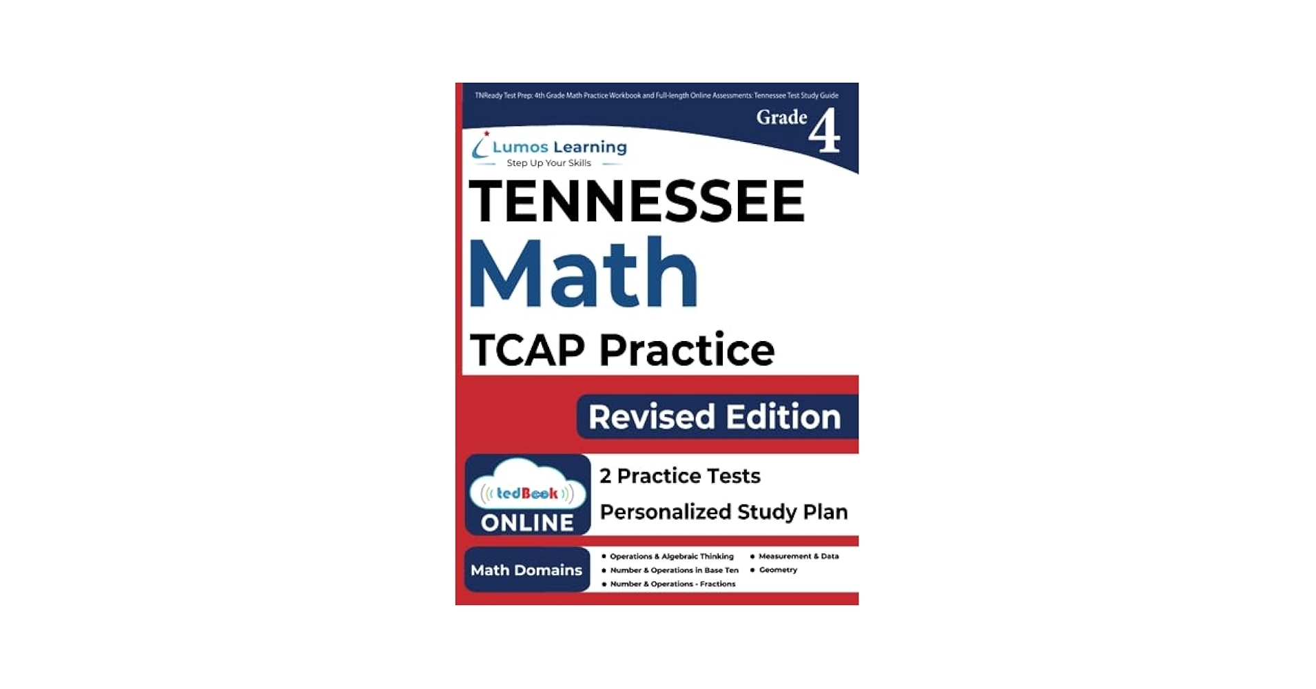 TNReady Test Prep 4th Grade Math Practice Workbook And Full 