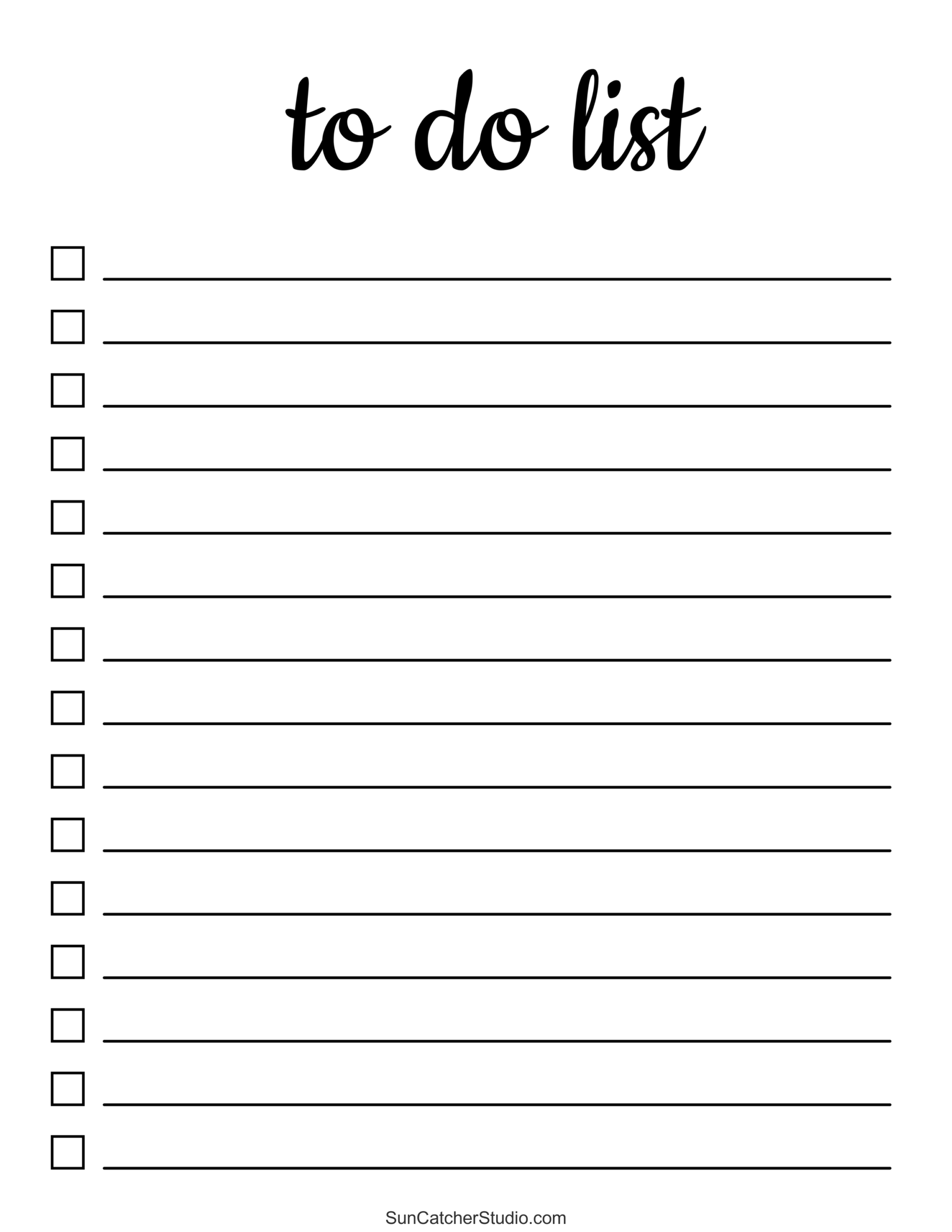 To Do List Free Printable PDF Templates Things To Do Free Printables Monograms Design Tools Patterns U0026 DIY Projects