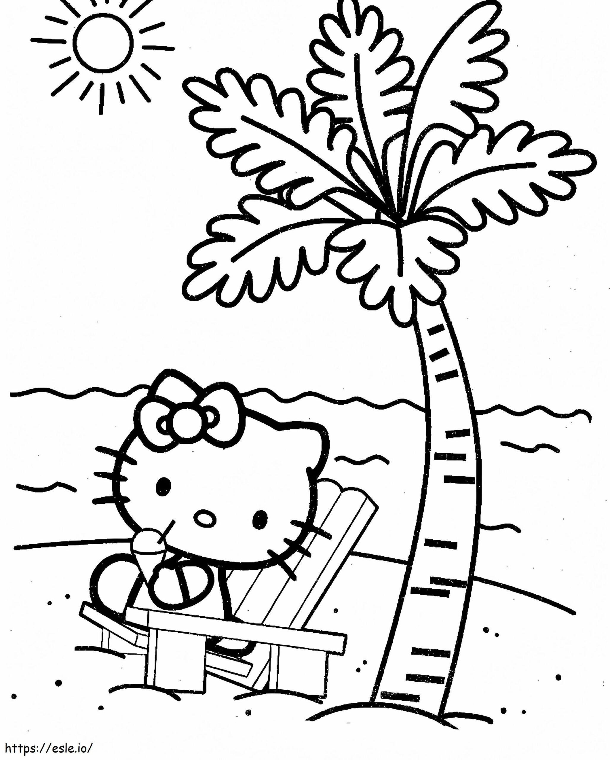 free printable hello kitty coloring pages