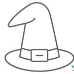 Torn Paper Witch Hat Craft With Free Printable Happy Toddler 