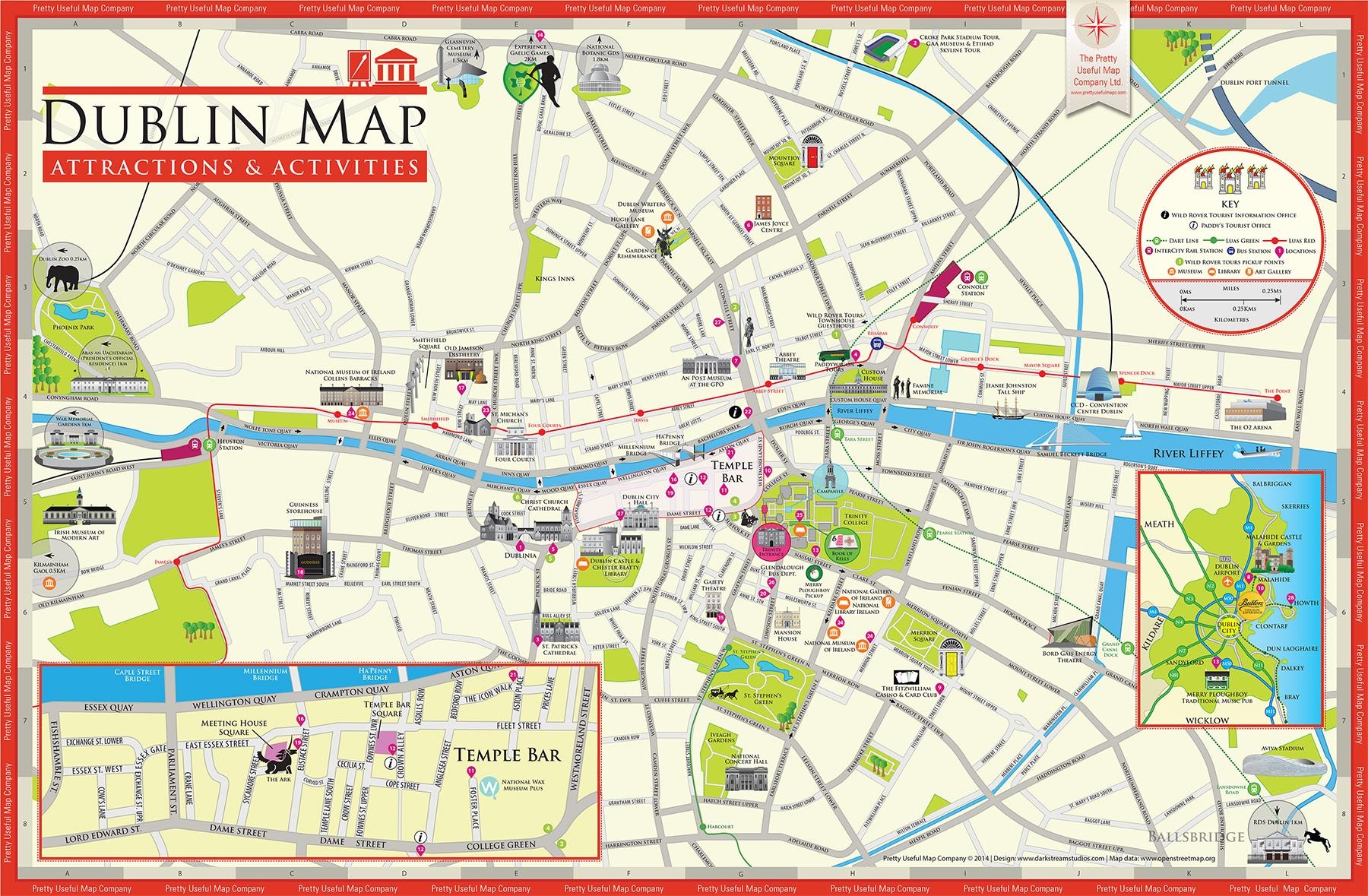 Tourist Map Dublin Map Of Dublin Tourist Attractions Ireland Tourist Map Dublin Map Of Dublin Tourist Attractions Ireland