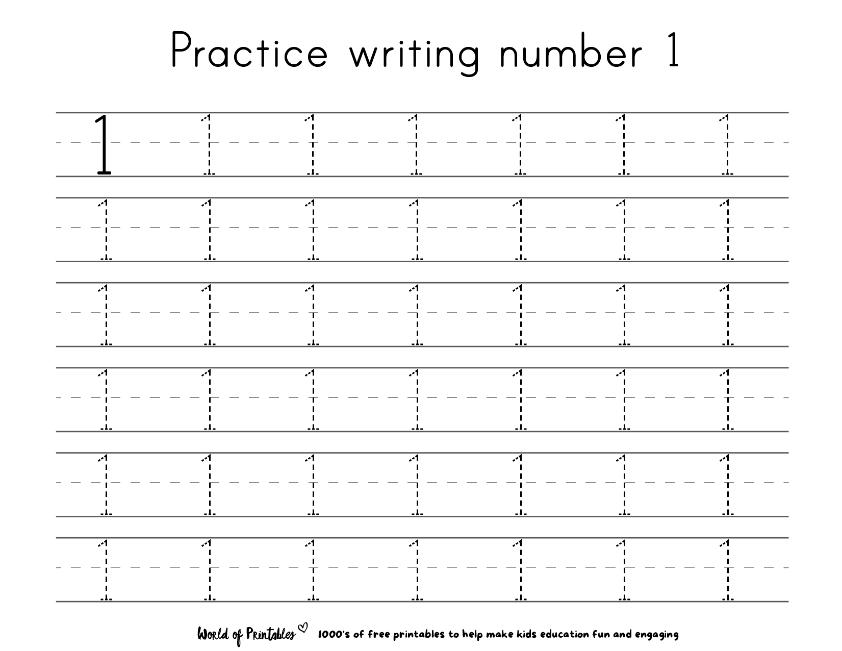 free printable tracing numbers 1 20 worksheets pdf
