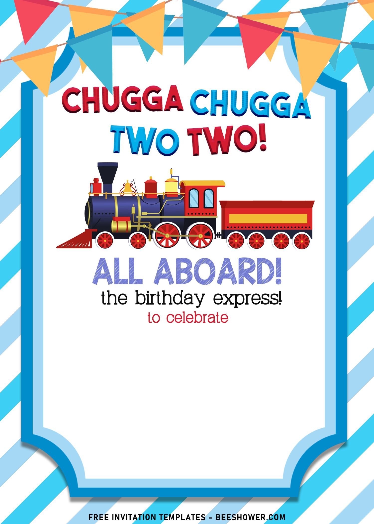 Train Birthday Invite Printable Boys Vintage Train Ticket Worksheets Library