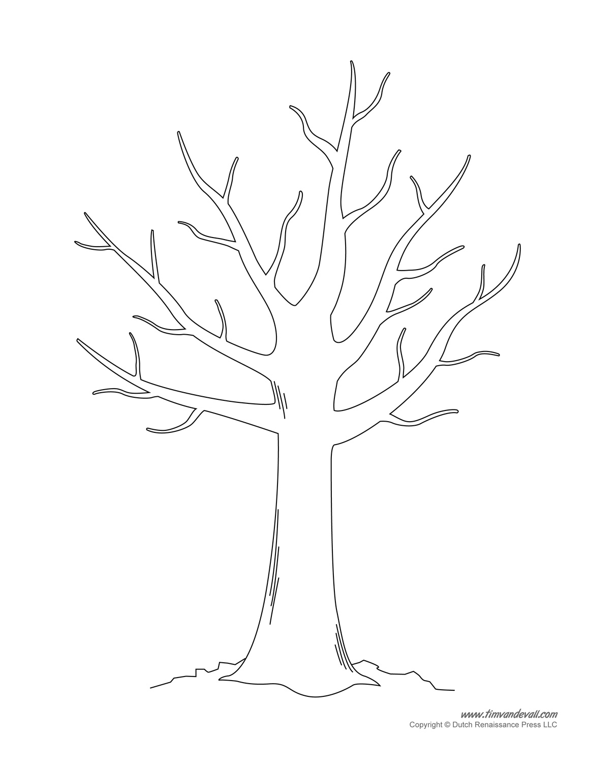 Tree Templates Tree Printables
