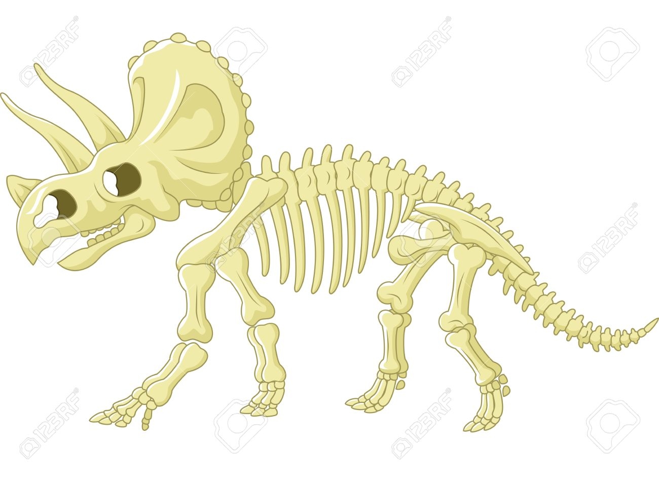 Triceratops Skeleton Royalty Free SVG Cliparts Vectors And Stock Illustration Image 30338540 Triceratops Skeleton Royalty Free SVG Cliparts Vectors And Stock Illustration Image 30338540