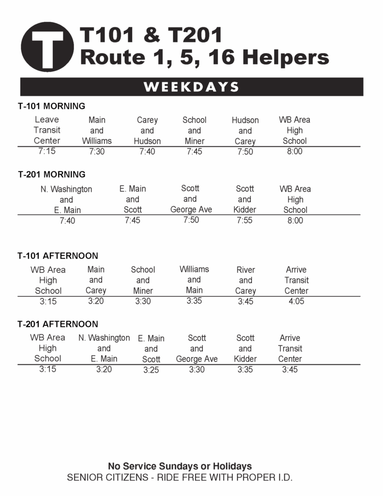 Tripper Service LCTA