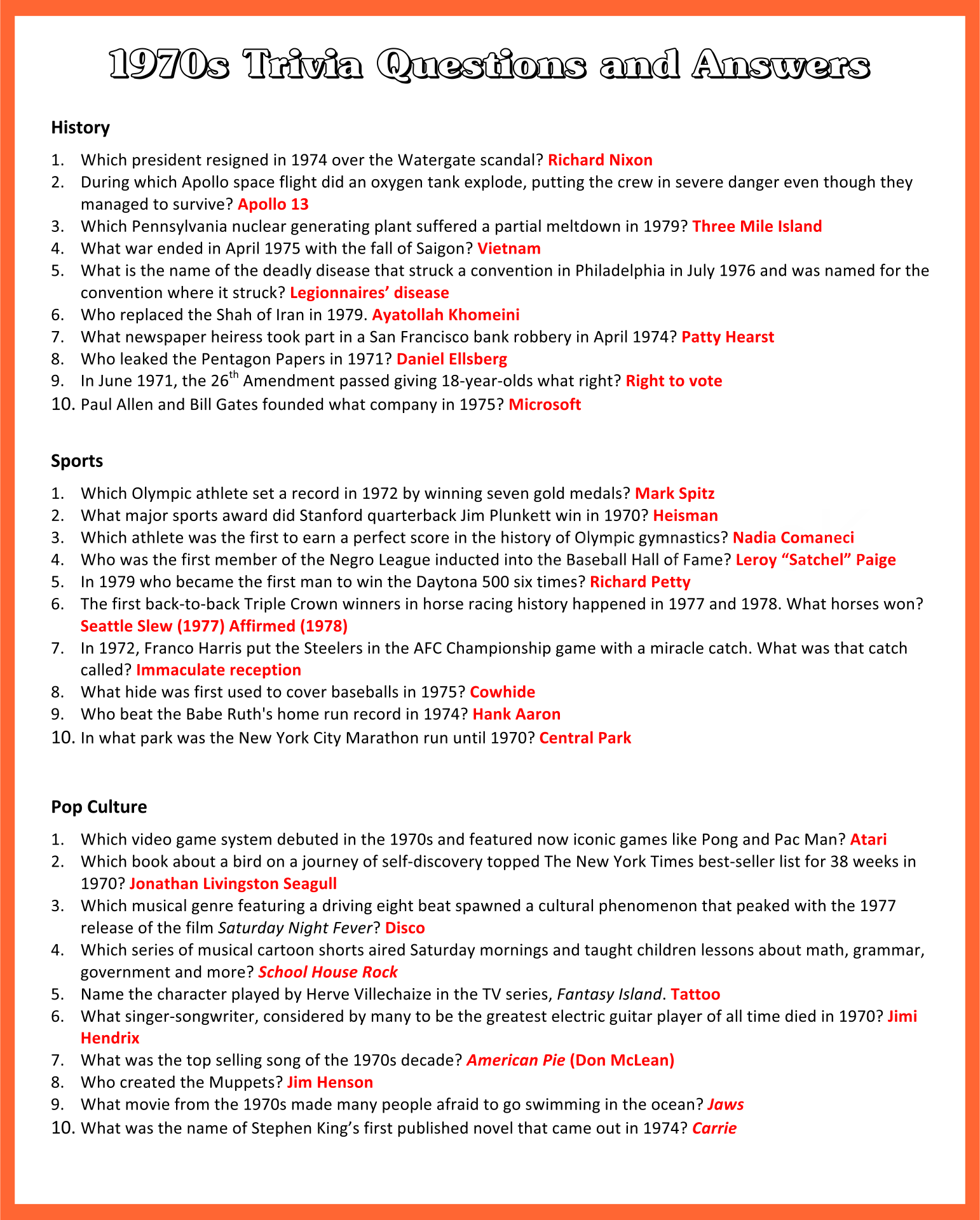 Trivia For Seniors 10 Free PDF Printables Printablee