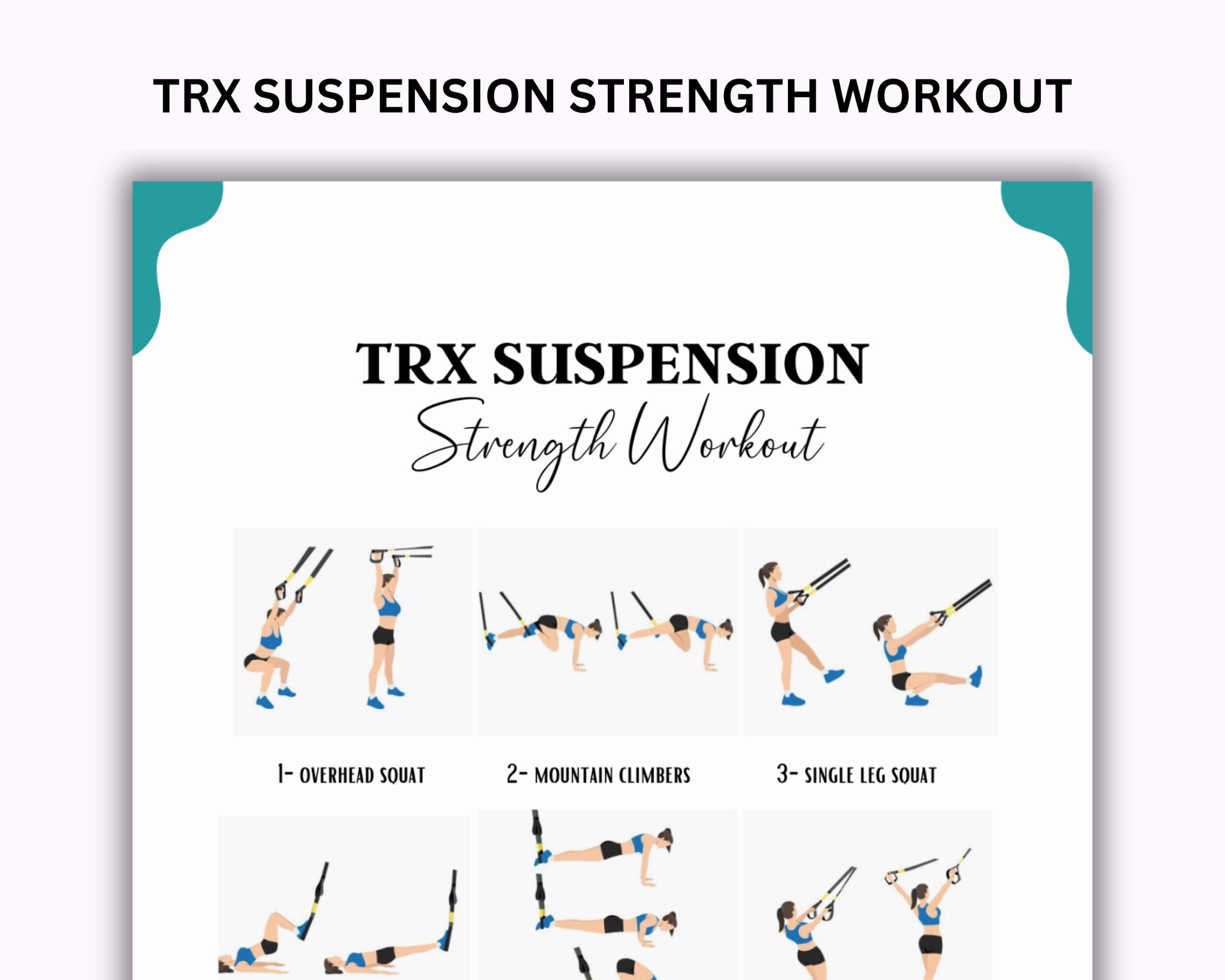 TRX Suspension Exercise Guide Trx Workout TRX Fitness Challenge 