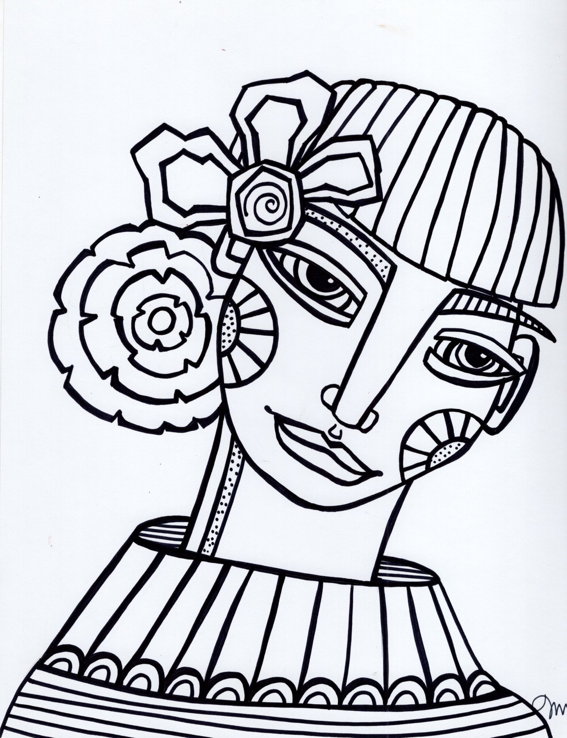 TryItTuesday Jenny Manno Coloring Pages Art Trek