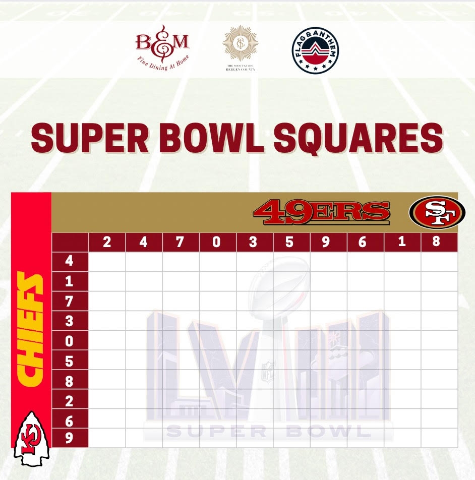 TSG Bergen County Bu0026M Market Flag U0026 Anthem Charity Super Bowl Pool The Scout Guide