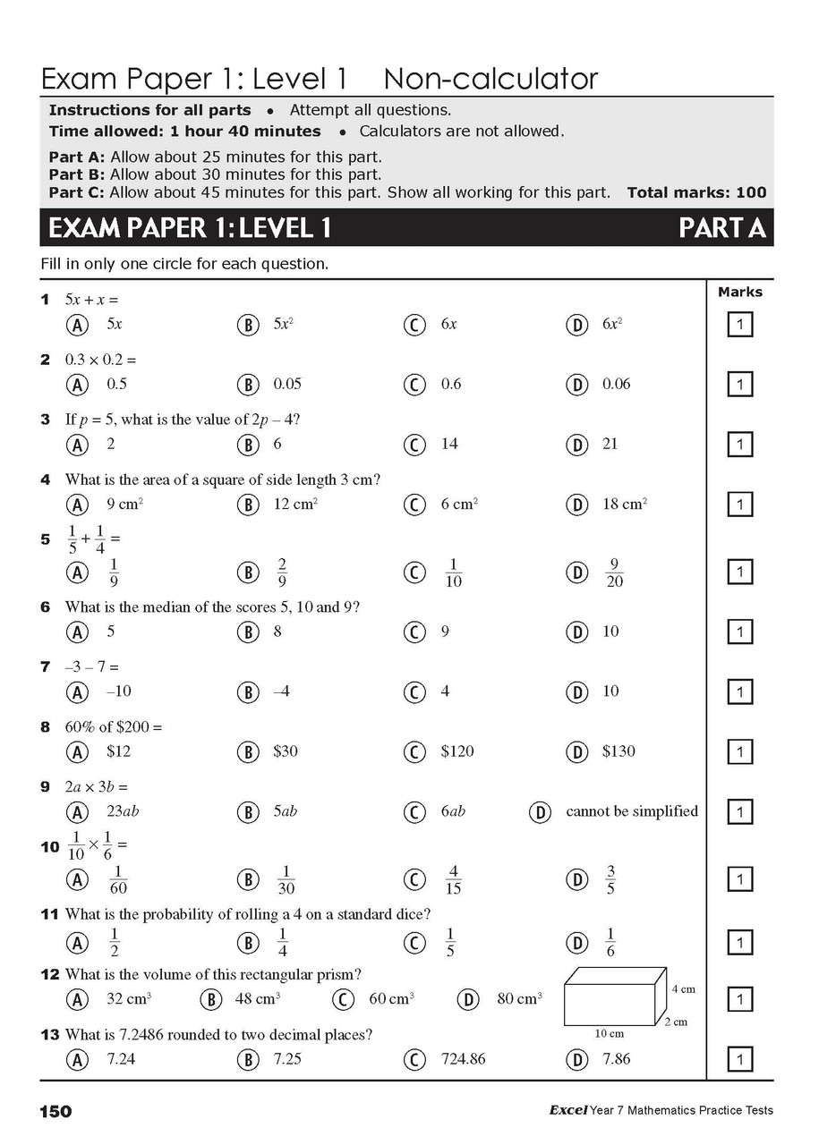 Tsi Math Study Guide 2023 2024 5 Full length Practice Tests Worksheets Library