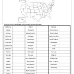 U S States U0026 Capitals Worksheets Test Sheets Maps U S 