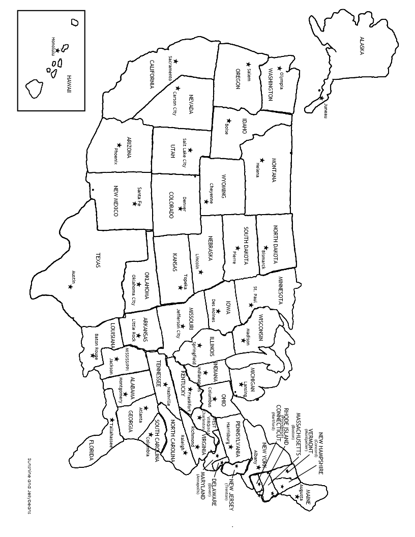 U S States U0026 Capitals Worksheets Test Sheets Maps U S U S States U0026 Capitals Worksheets Test Sheets Maps U S