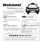 Uber Lyft Taxi Rideshare Sign Printable Editable Sign Uber Tip Worksheets Library