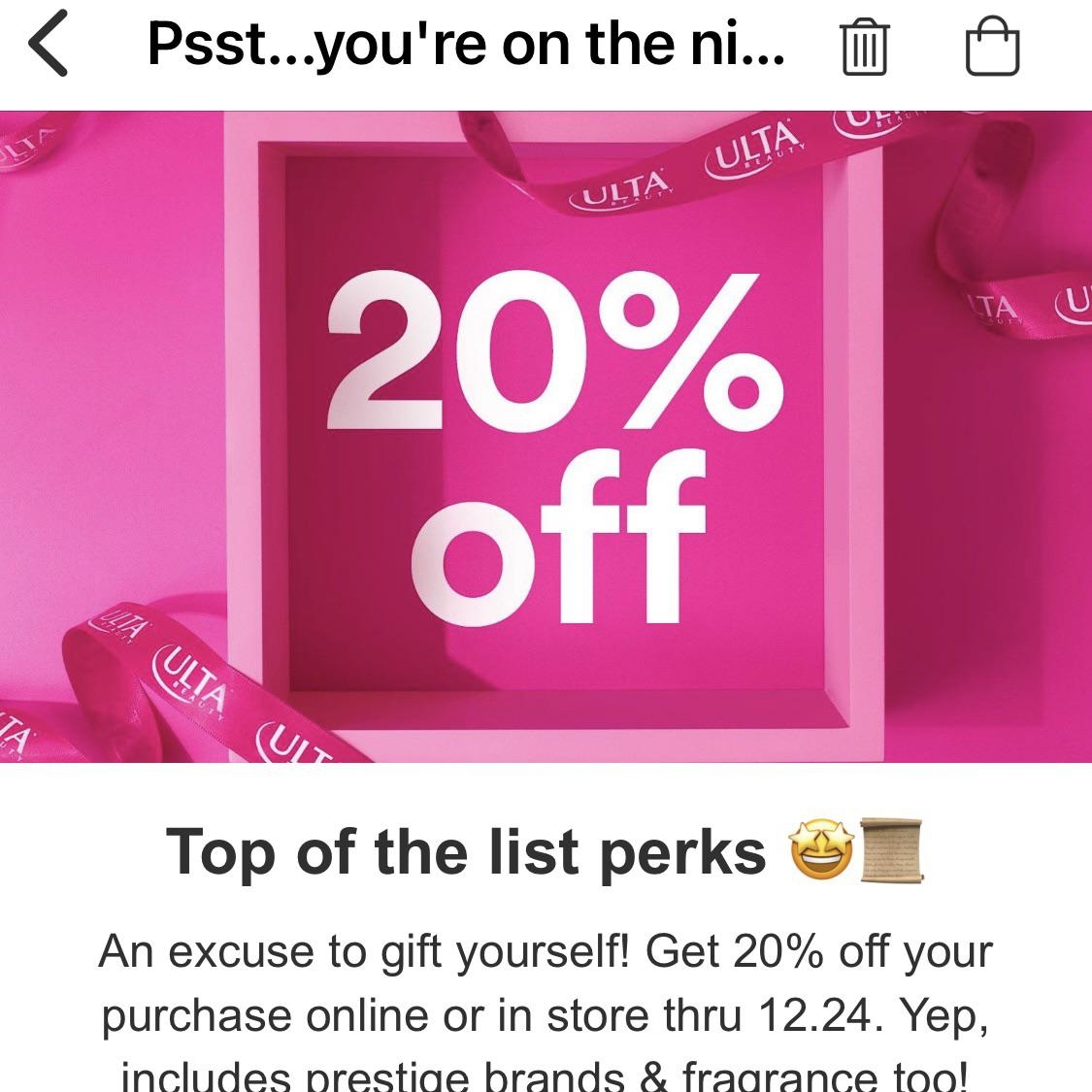 ULTA 20 Off Coupon R MUAontheCheap Worksheets Library