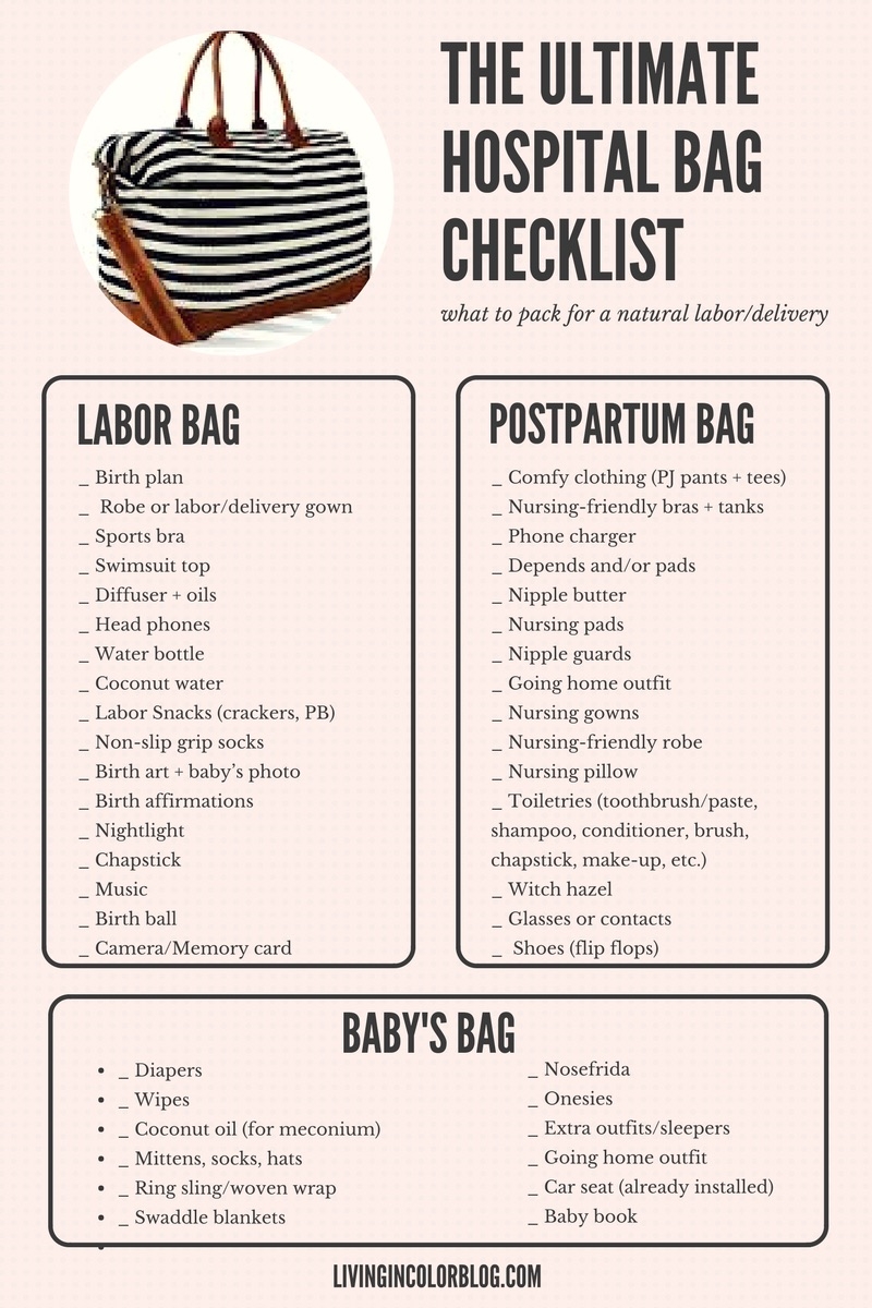 ULTIMATE HOSPITAL BAG CHECKLIST PDF Charlotte Mason Motherhood