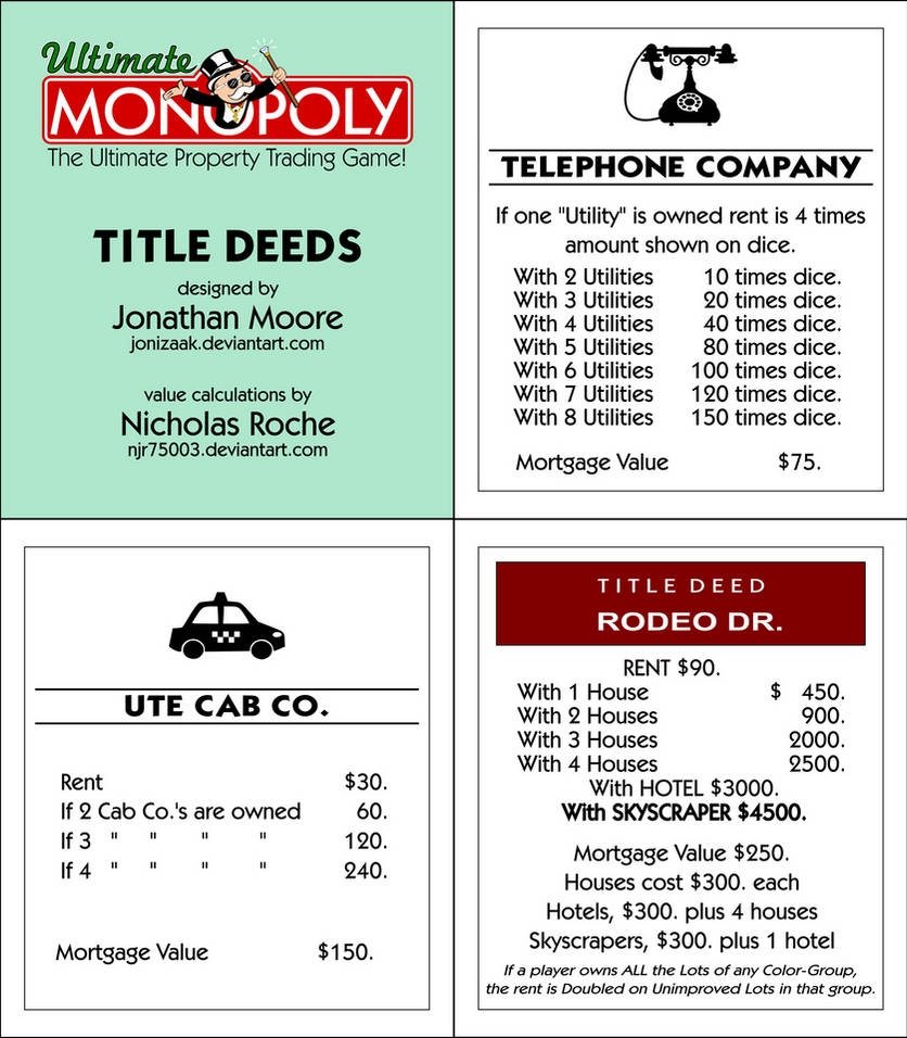 printable monopoly property cards