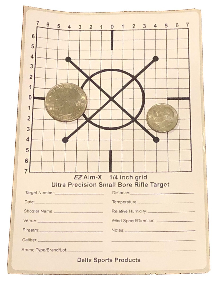 Ultra Precision Small Bore Rifle Targets 24 Pack EBay