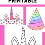 Unicorn Horn Headband Template Free Printable 